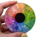 3in Large 78mm Rainbow Human Glass Eyes