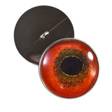 Sew On Buttons Red Bird Glass Eyes
