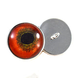 Sew On Buttons Red Bird Glass Eyes