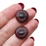 16mm Realistic Red Panda Glass Animal Eyes