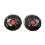 Red Robot Cyberpunk Glass Eyes