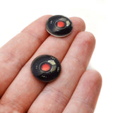 Red Robot Cyberpunk Glass Eyes
