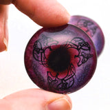 Red Viking Wolf Celtic Glass Fenrir Eyes