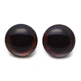 Rich Deep Reddish Brown Human Plastic Safety Eyes
