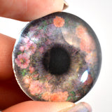 Ring of Flowers Boho Animated Holographic Glass Eyes