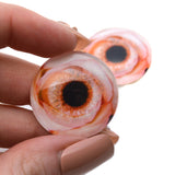Soft Pink Rose Flower Glass Eyes