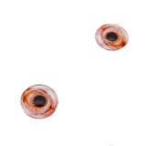 Soft Pink Rose Flower Glass Eyes