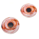 Soft Pink Rose Flower Glass Eyes