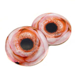 Soft Pink Rose Flower Glass Eyes