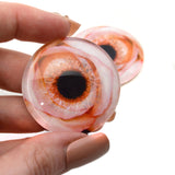 Soft Pink Rose Flower Glass Eyes