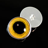Yellow Owl Sew-on Buttons eyes