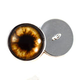 Sew On Buttons Brown Teddy Bear Glass Eyes