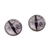 High Domed Silver Dragon Glass Eyes