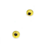 Lemon Slice Yellow Glass Eyes