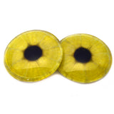 Lemon Slice Yellow Glass Eyes