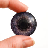 Spiderweb Dark Purple Halloween Decor Glass Eyes
