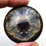 Spotted Gray Realistic Human Glass Eyes