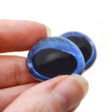 High Domed Blue Swordfish Glass Eyes