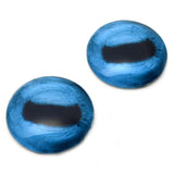 Teal Blue Goat Glass Eyes