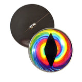 Sew On Buttons Tie Dye Dragon Glass Eyes