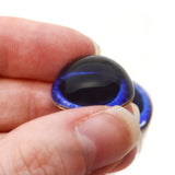 High Domed Blue Toucan Bird Glass Eyes