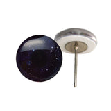 Twinkling Stars Night Sky Dark Glass Eyes on Wire Pin Posts