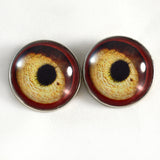 Sew On Buttons Vulture Glass Eyes