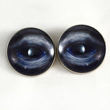 Sew On Buttons Blue Whale Glass Eyes