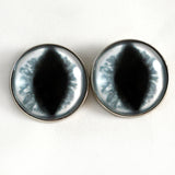 Sew On Buttons White Dragon Glass Eyes
