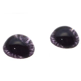 High Domed Wide Purple Dragon Glass Eyes