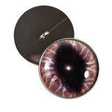 Sew On Buttons Wide Red Dragon Glass Eyes
