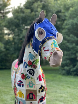 Meet NEIGHdlepoint, the Needlepoint Horse