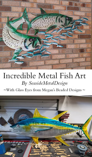 Incredible Outdoor Metal Fish Art