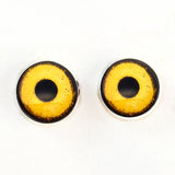 Golden eagle inspired glass sew on eyes