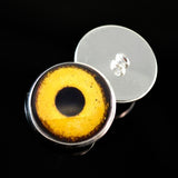 Golden eagle inspired glass sew on eyes