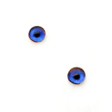 6mm Blue Goose Glass Bird Eyes