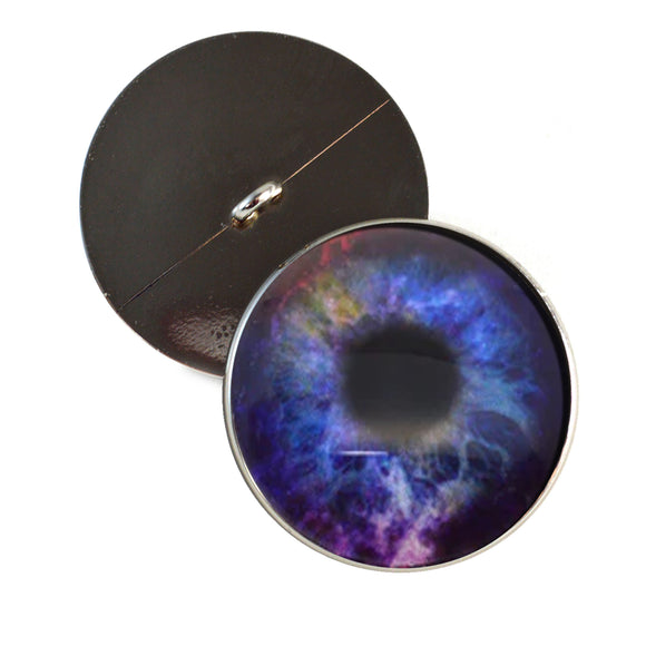 Colorful Galaxy Sew-on glass eyes