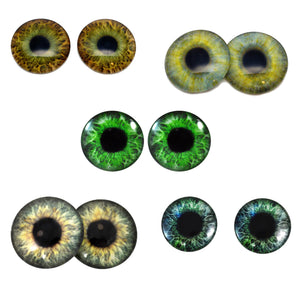 thumbnail image 2 of Bright Green Human Glass Eyes – Handmade Glass Eyes 2 of 14