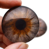 Hazelnut Gray and Brown Human Glass Eyes