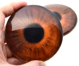 Medium Brown Human Inspired Glass Eyes