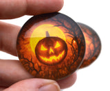 40mm Mirrored Orange Halloween Glass Eyes
