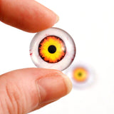 5 Pairs Spooky Halloween Inspired Glass Eyes Discounted Bundle