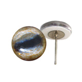 Realistic sheep glass eyes on wire pin posts