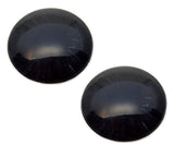 All Black Horror Glass Eyes