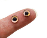 Beige Fish Glass Eyes for fishing lure making