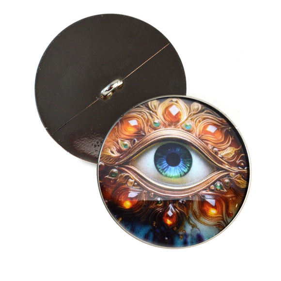 Bejeweled Sparkling Blue eyes sew on glass eyes