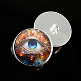 Bejeweled Sparkling Blue eyes sew on glass eyes
