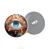 Bejeweled Sparkling Blue eyes sew on glass eyes