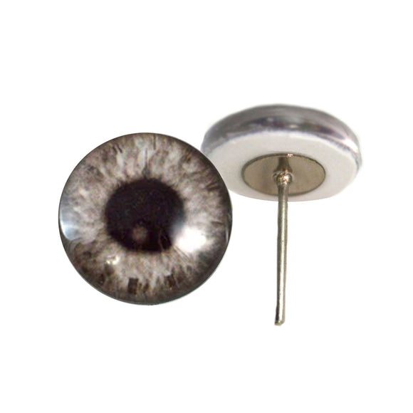 Black White and Gray Steampunk Eyes on wire pin posts