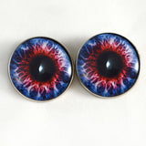 Blue and Red Fantasy Sew on Eyes